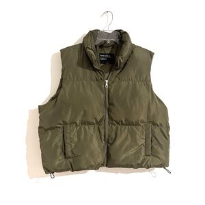 Love Streak Women’s Size XL Olive Green Puffer Vest